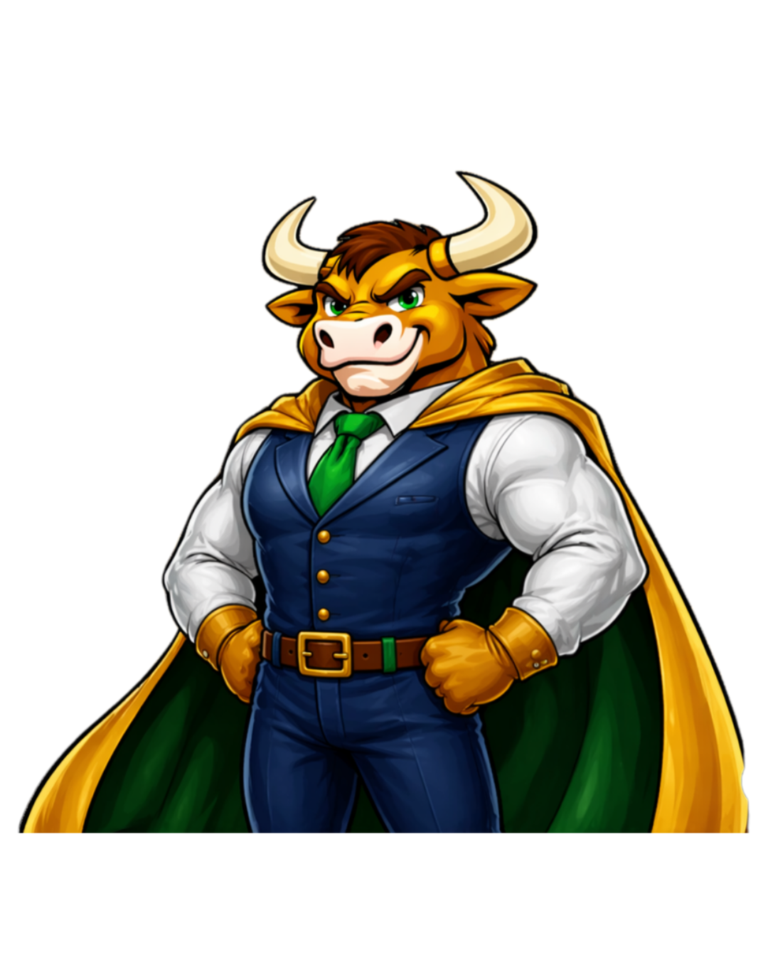 Noble the Bull, the EHM Strategies mascot